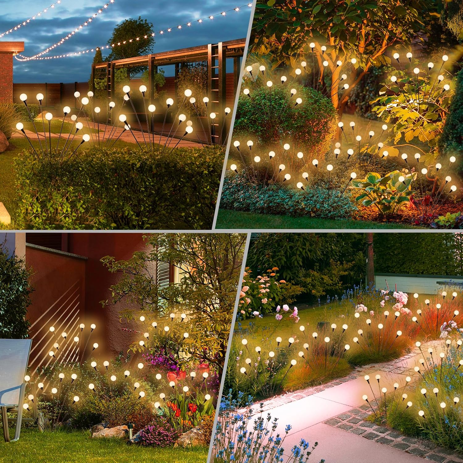 Enchanting Solar Garden Firefly Lights 5