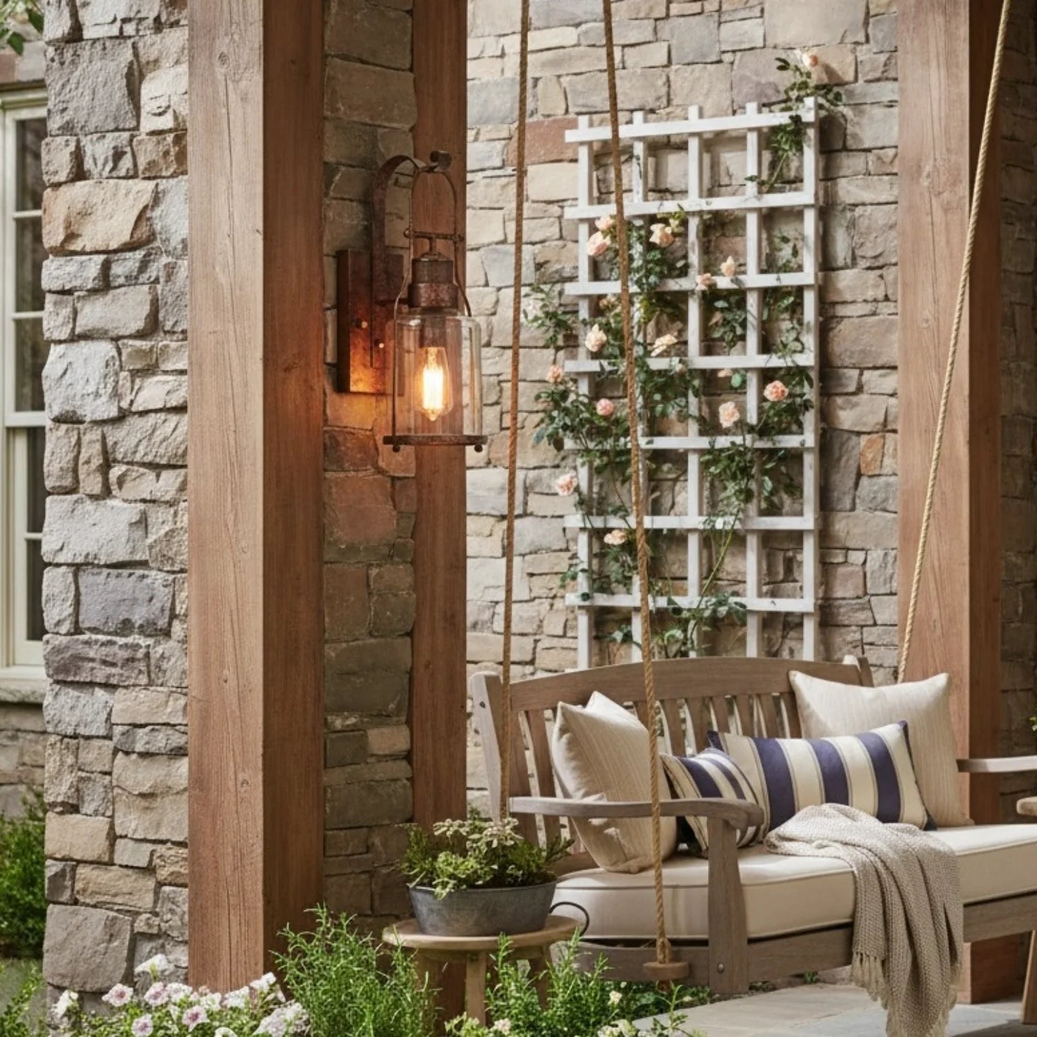 Evander Industrial Metal Glass Jar Wall Sconce 8