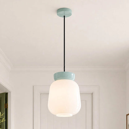 Evelyn Nordic Modern Colorful Bowl Ceramic Pendant Light 10