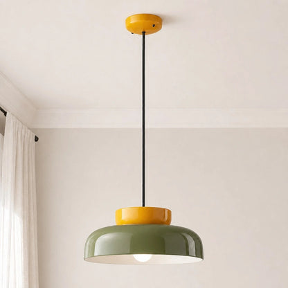 Evelyn Nordic Modern Colorful Bowl Ceramic Pendant Light 11