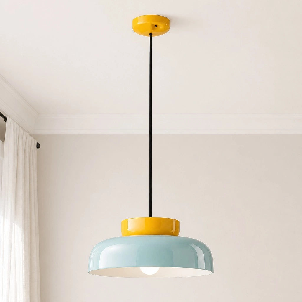 Evelyn Nordic Modern Colorful Bowl Ceramic Pendant Light 14