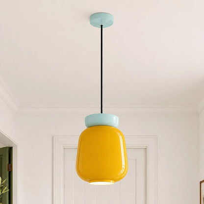 Evelyn Nordic Modern Colorful Bowl Ceramic Pendant Light 17
