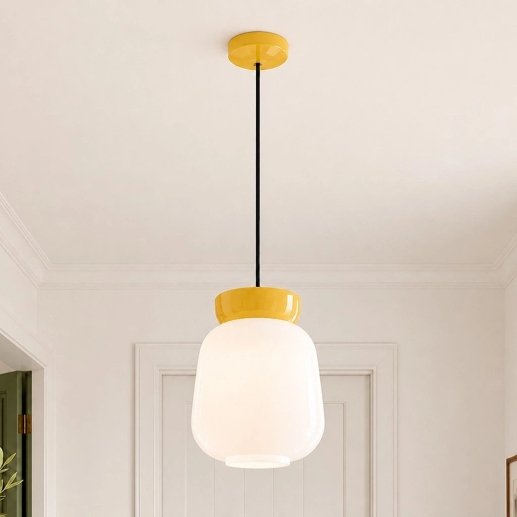 Evelyn Nordic Modern Colorful Bowl Ceramic Pendant Light 18