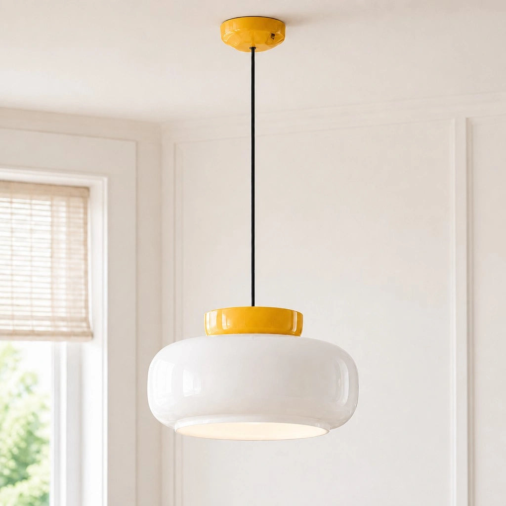 Evelyn Nordic Modern Colorful Bowl Ceramic Pendant Light 21