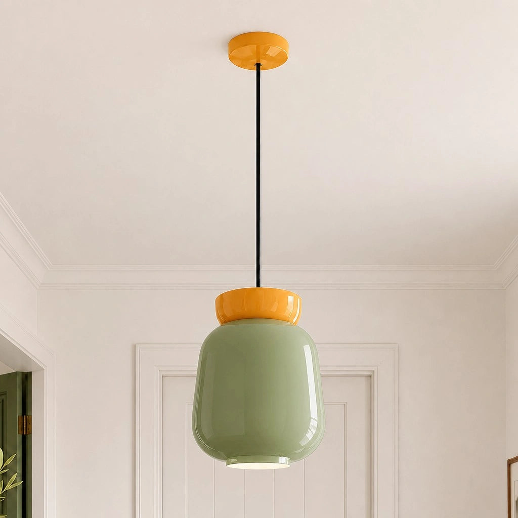 Evelyn Nordic Modern Colorful Bowl Ceramic Pendant Light 22