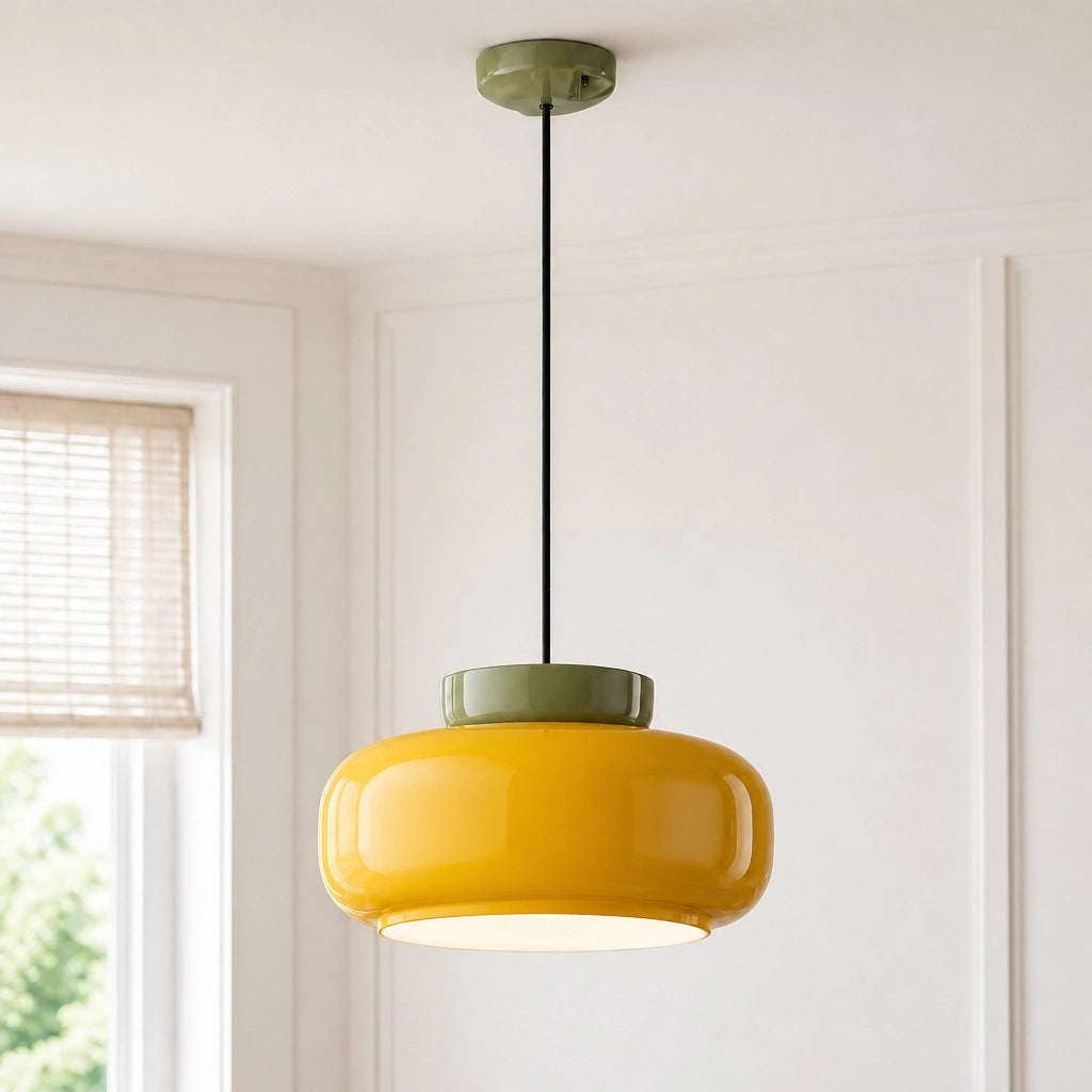 Evelyn Nordic Modern Colorful Bowl Ceramic Pendant Light 24