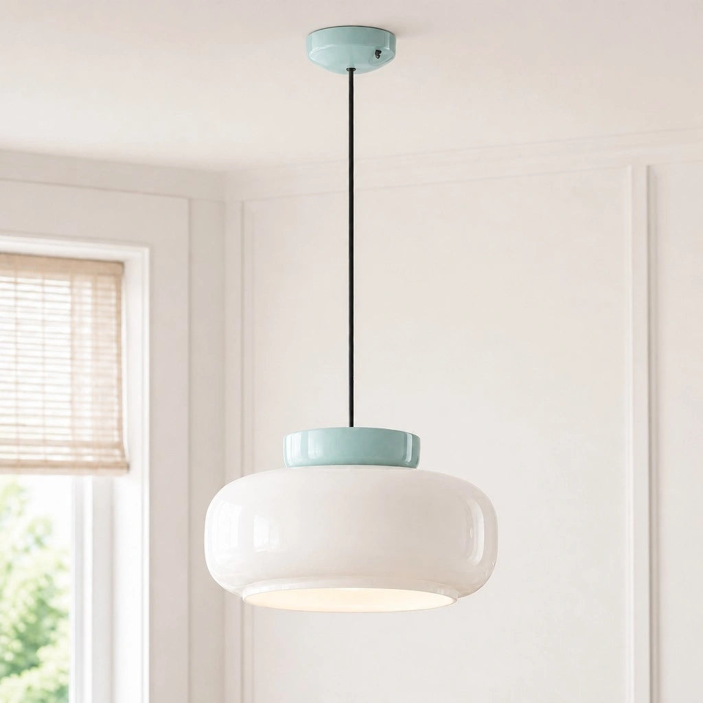 Evelyn Nordic Modern Colorful Bowl Ceramic Pendant Light 26
