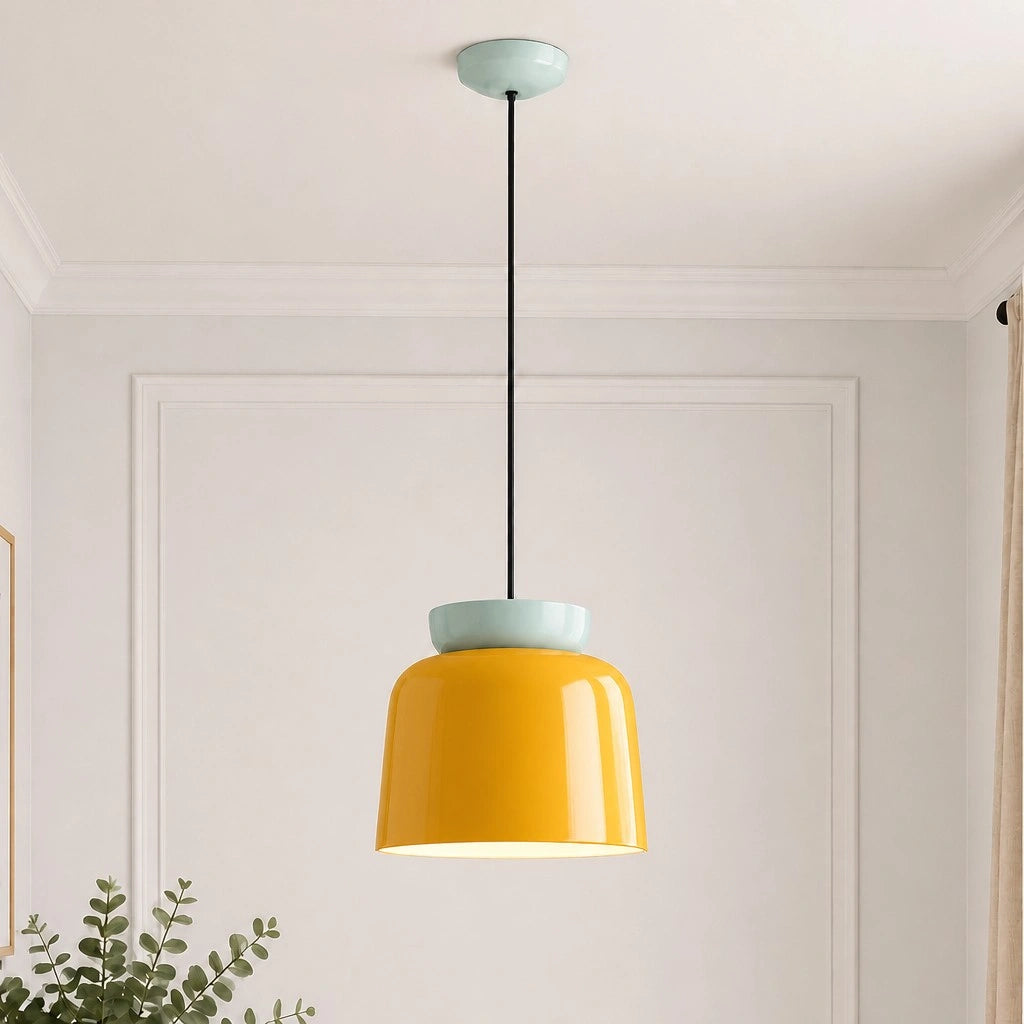 Evelyn Nordic Modern Colorful Bowl Ceramic Pendant Light 28