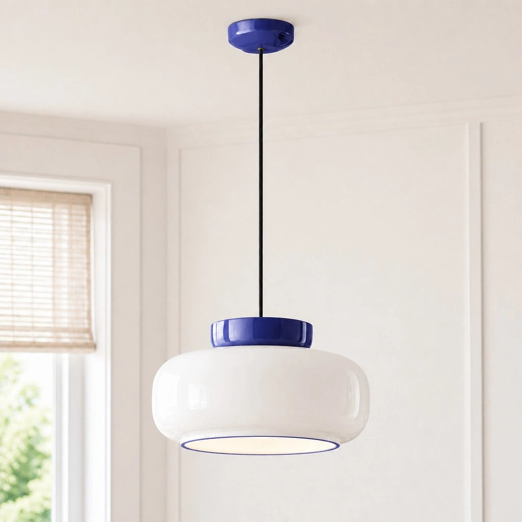 Evelyn Nordic Modern Colorful Bowl Ceramic Pendant Light 9