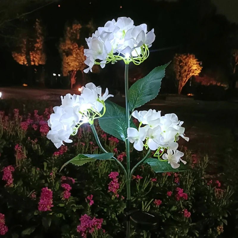 LuxRoyale Solar Flower Lights For Garden Pathway And Patio Decor