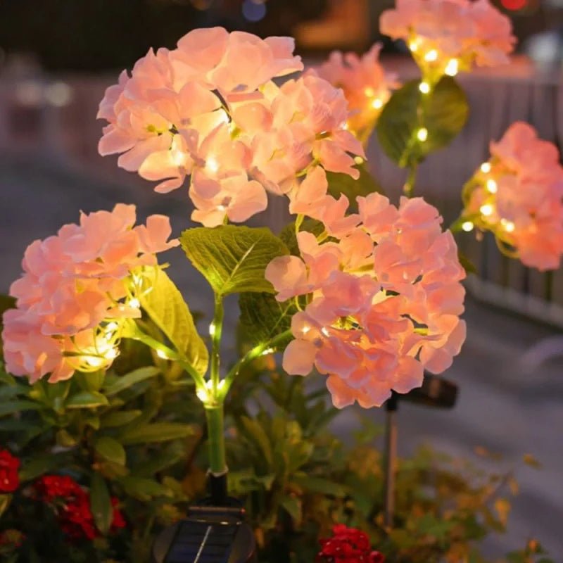 LuxRoyale Solar Flower Lights For Garden Pathway And Patio Decor