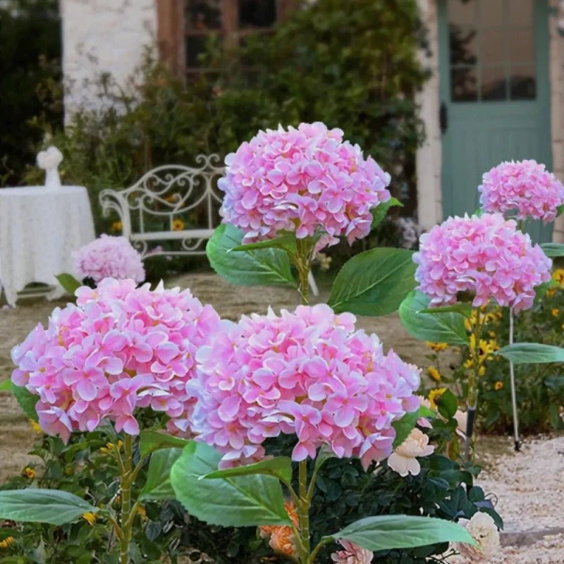 LuxRoyale Solar Flower Lights For Garden Pathway And Patio Decor