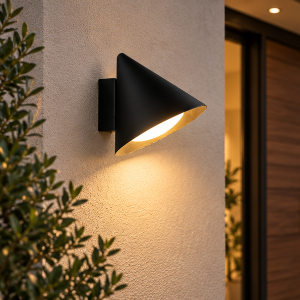 Exterior Wall Light with LED Bulb
