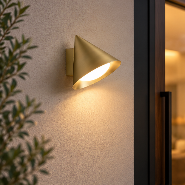 Exterior Wall Light with LED Bulb