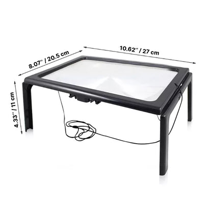 Luxora 3x Magnifying Glass For Reading With LED Light