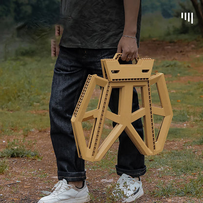 Royaleva Camping Folding Stool Portable Heavy-Duty Seat