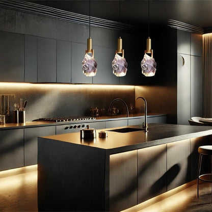 Fable Cut Crystal Pendant Light 6