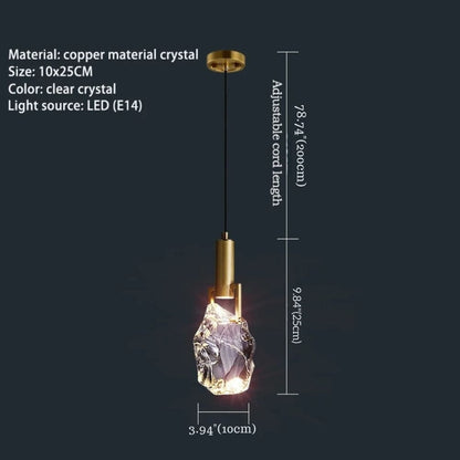 Fable Cut Crystal Pendant Light 7