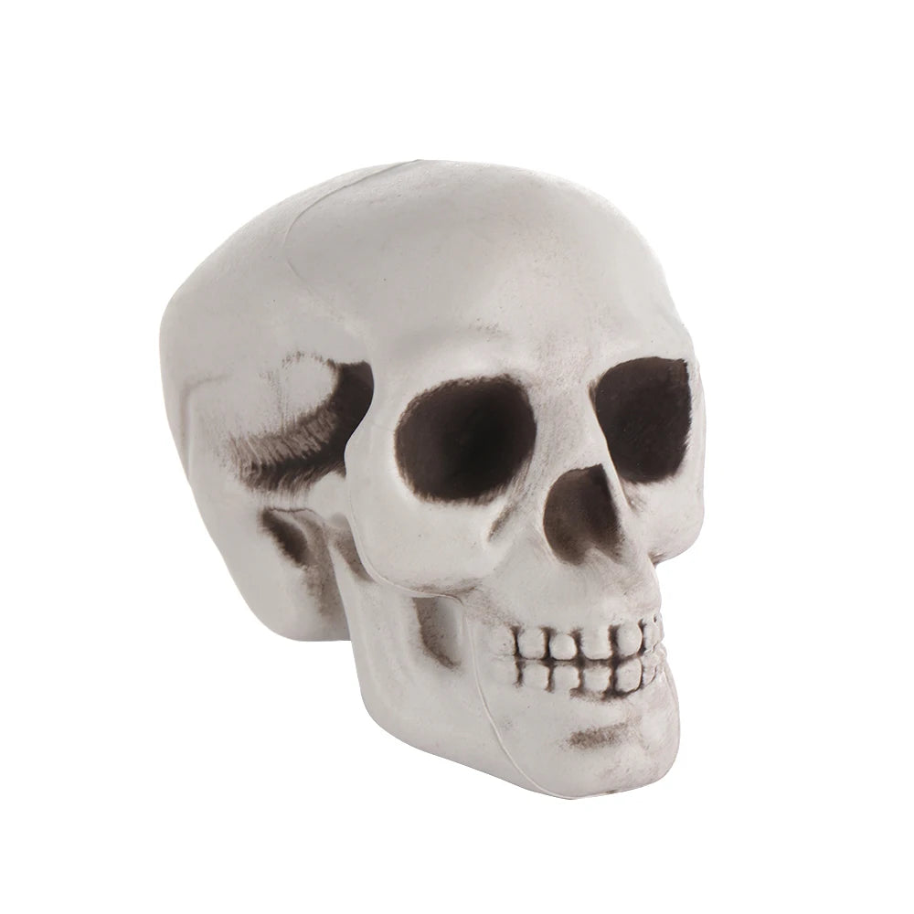 Fashion Halloween Props Skull Head Human Skeleton Hanging Decor Party Decoration Terrible Game Supplies All Size High Quality 6