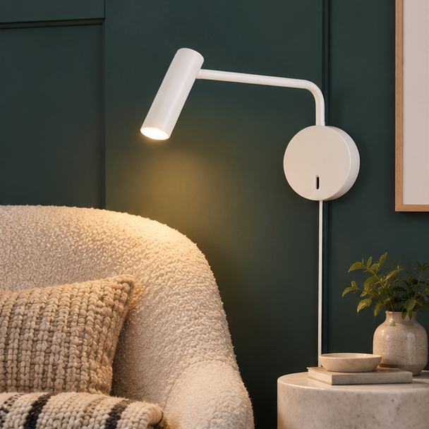 Modern Reading Plug In Wall Lamp