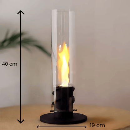 Fire Pit Tabletop Natural Gas Cozy Torch Flame 6