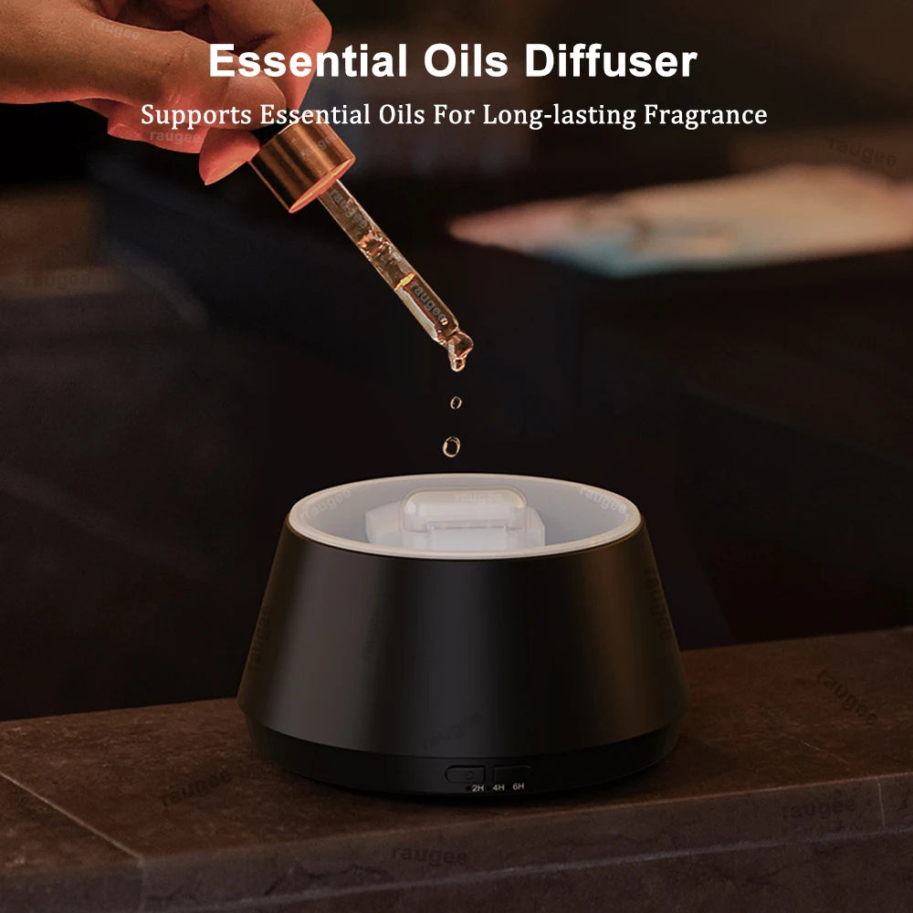 Flame Humidifier Essential Oil Diffuser Aroma Air Humidifier Fragrance Diffuser for Home Aromatherapy Diffuser with Night Light 2