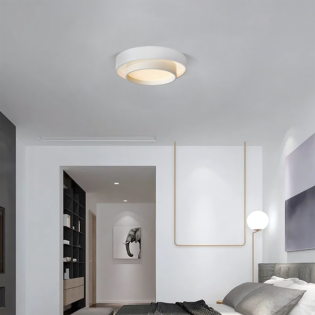 Flint Disc Ceiling Lamp 5