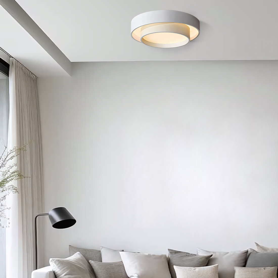 Flint Disc Ceiling Lamp 7