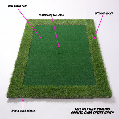 Luxora Floating Golf Putting Green Turf with Floating Balls