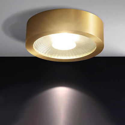 Flush Mount Ceiling Light Copper 4.72 in Built-In LED Modern Hallway Living Room Bedroom Lighting | Kalsten 10