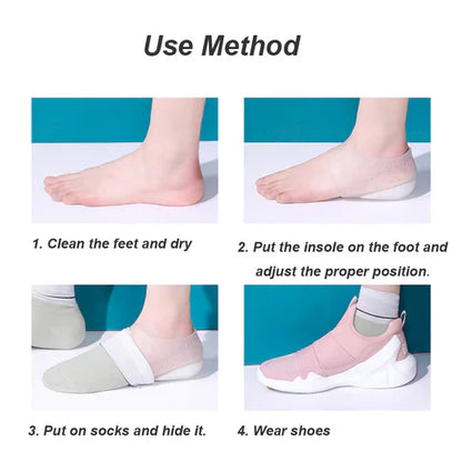 Luxora Invisible Footbed with Insoles Pads (2 Inch)