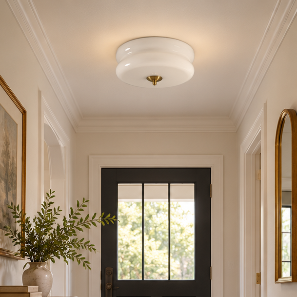 RoyaleGlow Art Deco Vintage Ceiling Light - Elegant Design