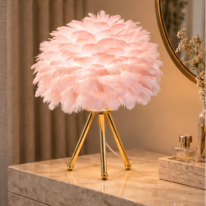Royallure Feather LED Modern Table Lamp - 7 Colors