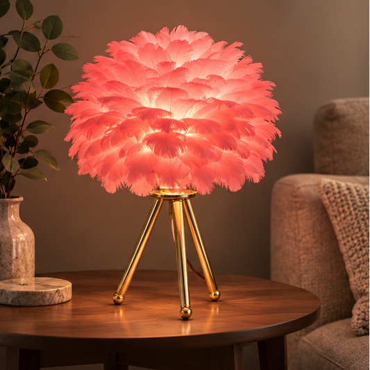 Royallure Feather LED Modern Table Lamp - 7 Colors