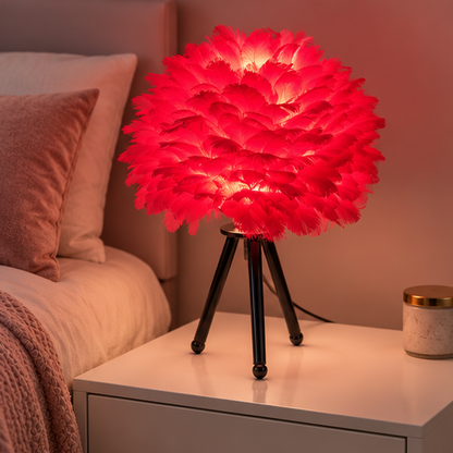 Royallure Feather LED Modern Table Lamp - 7 Colors