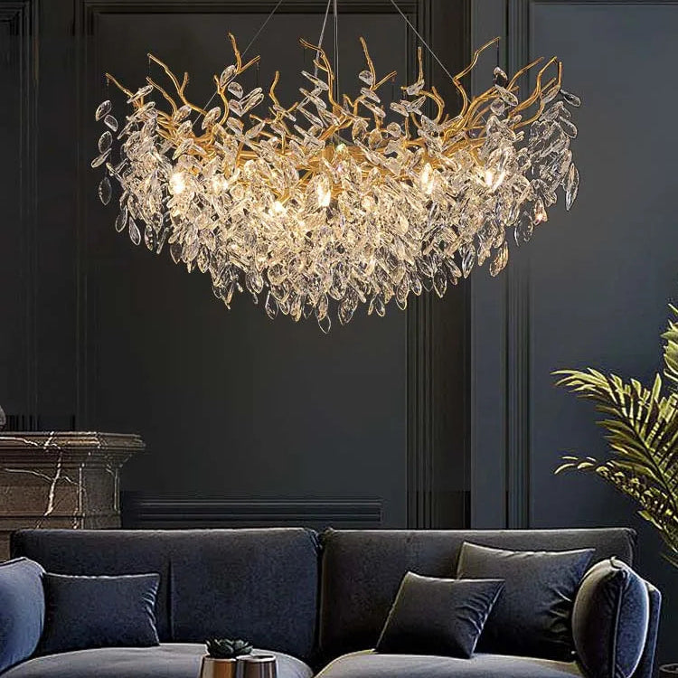 French modern luxury branch chandelier 4
