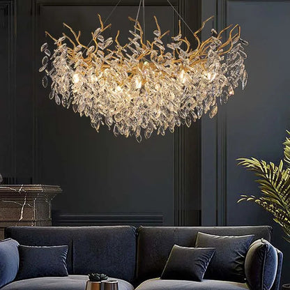 French modern luxury branch chandelier 4