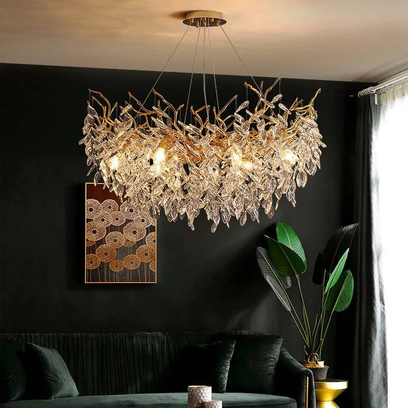 French modern luxury branch chandelier 5