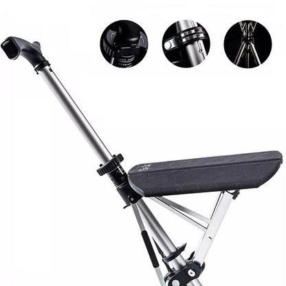 RoyaleGlow Walking Stick With Seat For Easy Resting