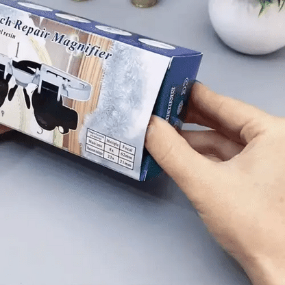 Royaleva LED Glasses Magnifier 8x 15x 23x Adjustable Lens