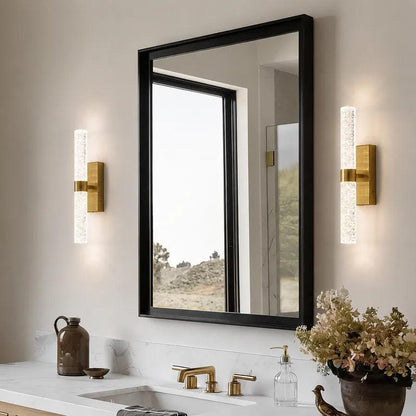 RoyaleGlow Cordless Crystal Bubble Wall Sconce - Rechargeable LED Vanity Light-Royale Basic