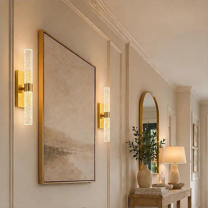 RoyaleGlow Cordless Crystal Bubble Wall Sconce - Rechargeable LED Vanity Light-Royale Basic