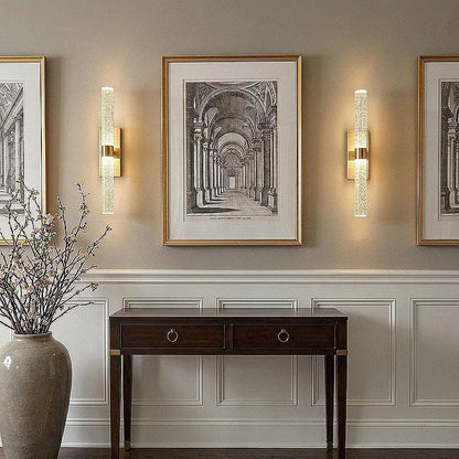 RoyaleGlow Cordless Crystal Bubble Wall Sconce - Rechargeable LED Vanity Light-Royale Basic