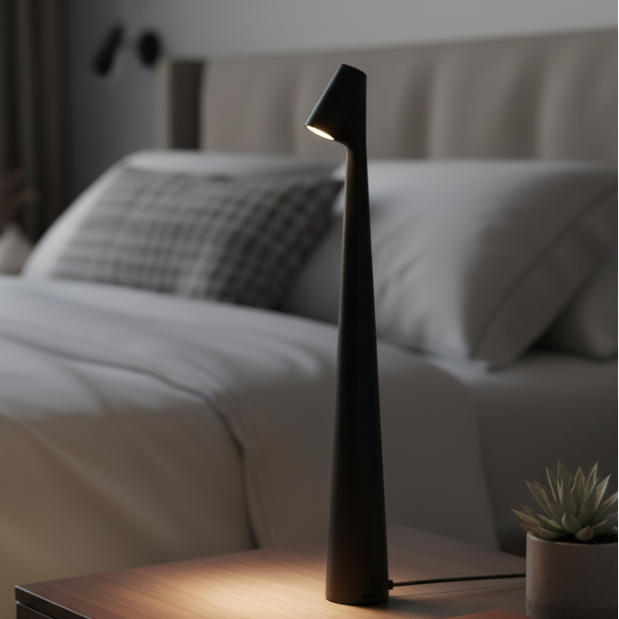 Rayvia Table Lamp – Rechargeable LED Reading Lamp Mood Light for Bedroom Decor