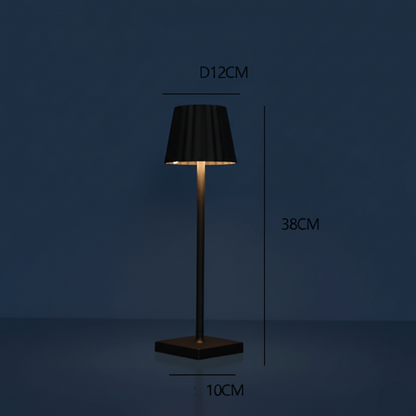 Royaleva Wireless Table Lamp - Modern Aluminum Decorative Light for Bedroom and Study