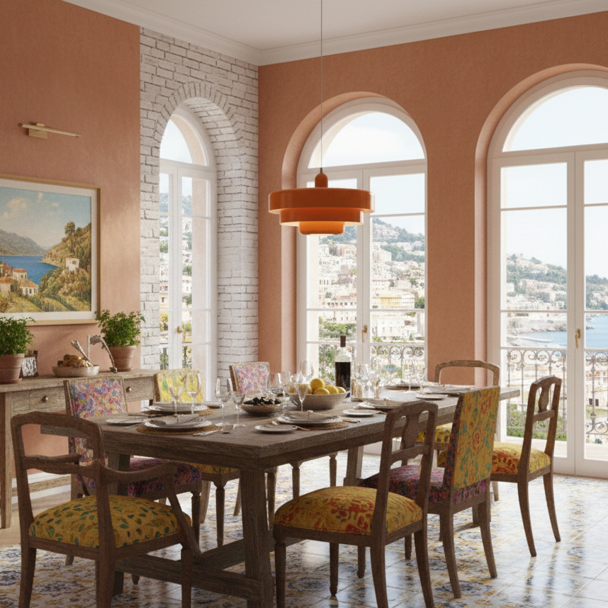 Royaleva Bauhaus Metal LED Pendant Light Modern Minimalist Ceiling Fixture