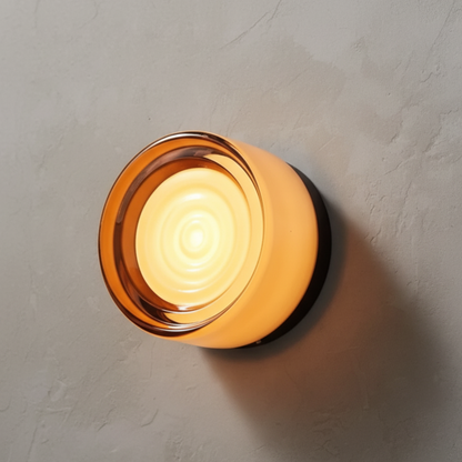 RoyaleGlow Nordic Luxury Circular Wall Lamp - Modern Wall Light for Bedroom and Hallway