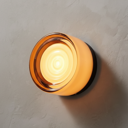 RoyaleGlow Nordic Luxury Circular Wall Lamp - Modern Wall Light for Bedroom and Hallway