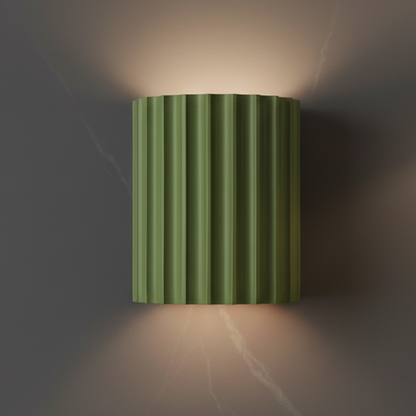 Luxora Artistic Nordic LED Wall Lamp - Minimalist Macaron Resin Sconce for Home Interiors