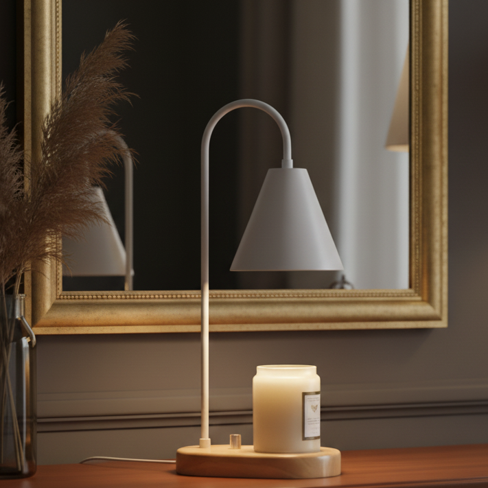 Royellux Candle Warmer Lamp – Dimmable Wax Melting Light for Scented Candles & Home Decor
